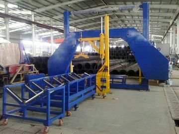 1600mm 플라스틱 관 용접 기계 PE PVC PP HDPE 관을 자르는 CNC 관 절단기 큰 관