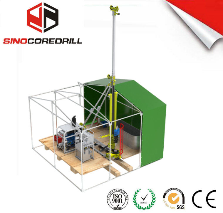 300M Depth Portable Core Drill Rig 경량 디자인 및 쿠보타 엔진