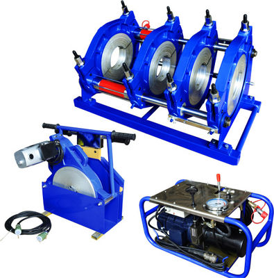 좋은 가격 유압 반 자동적인 HDPE 관 개머리판쇠 융해 용접 기계 Φ 160mm에서 Φ 355mm 온라인으로