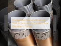 진핵에 일정한 도공 지름을 유지하기 위한 엠프레그네이트 다이아몬드 리밍 셸